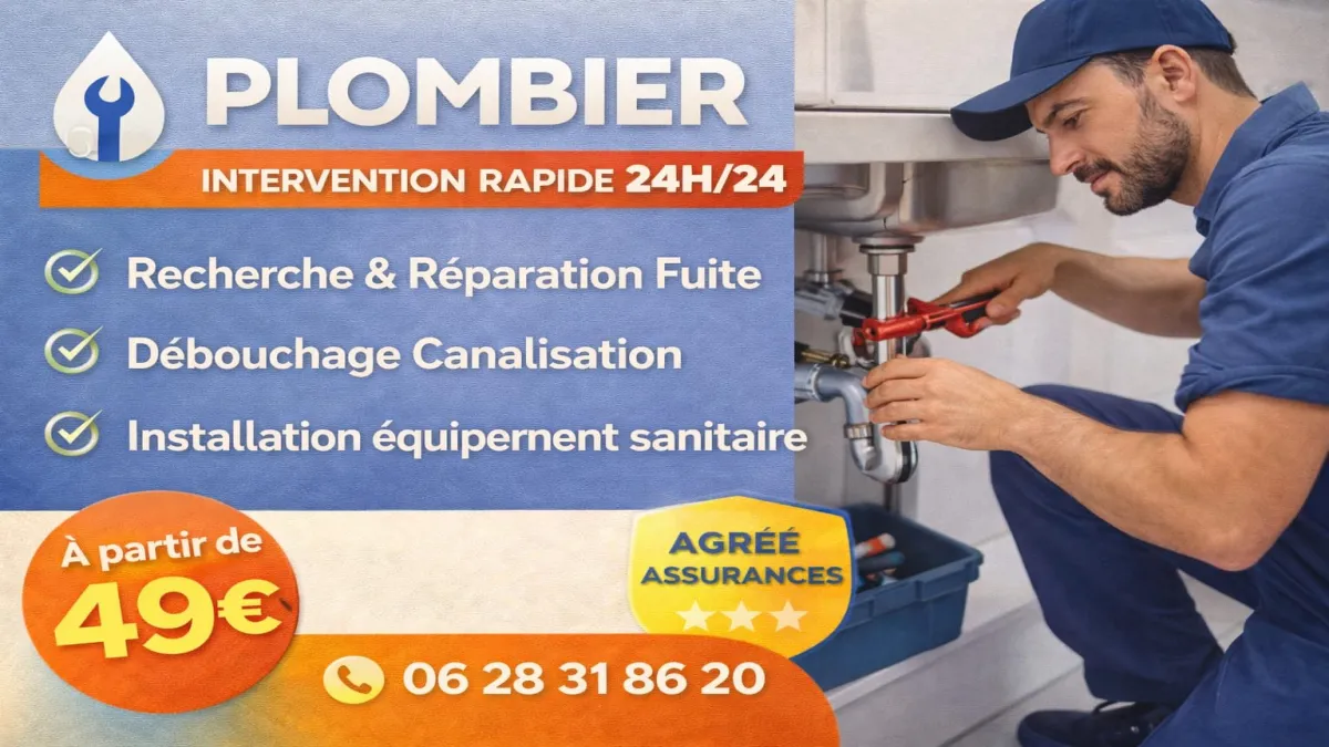 Plombier professionnel intervenant à Peypin pour dépannage et installation de plomberie