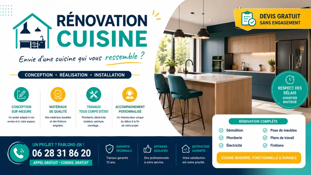 Rénovation cuisine à Simiane-collongue
